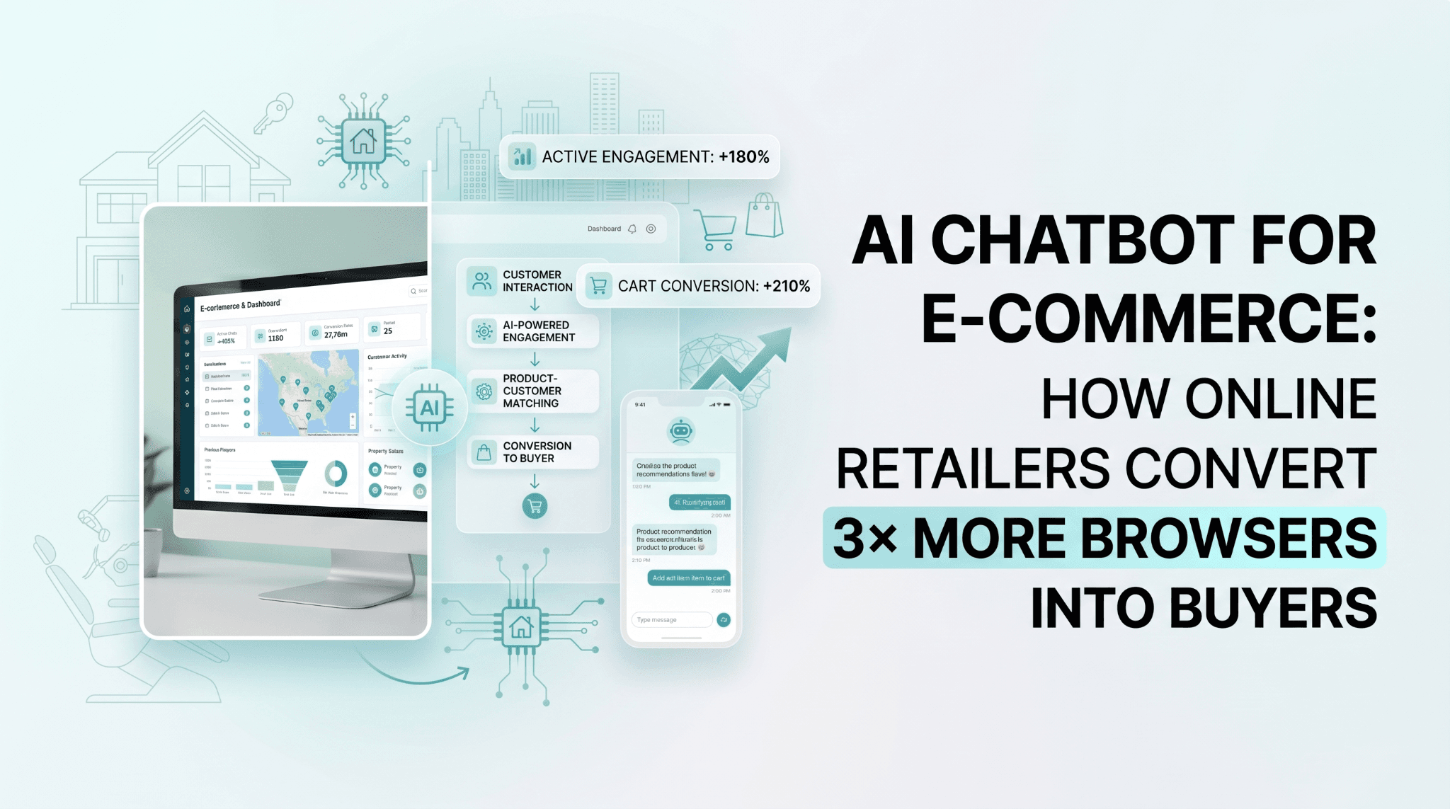 AI Chatbot for E-commerce: How Online Retailers Convert 3x More Browsers Into Buyers
