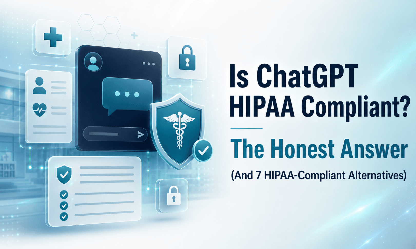 Is ChatGPT HIPAA Compliant? The Honest 2026 Answer (And 7 HIPAA-Compliant Alternatives)
