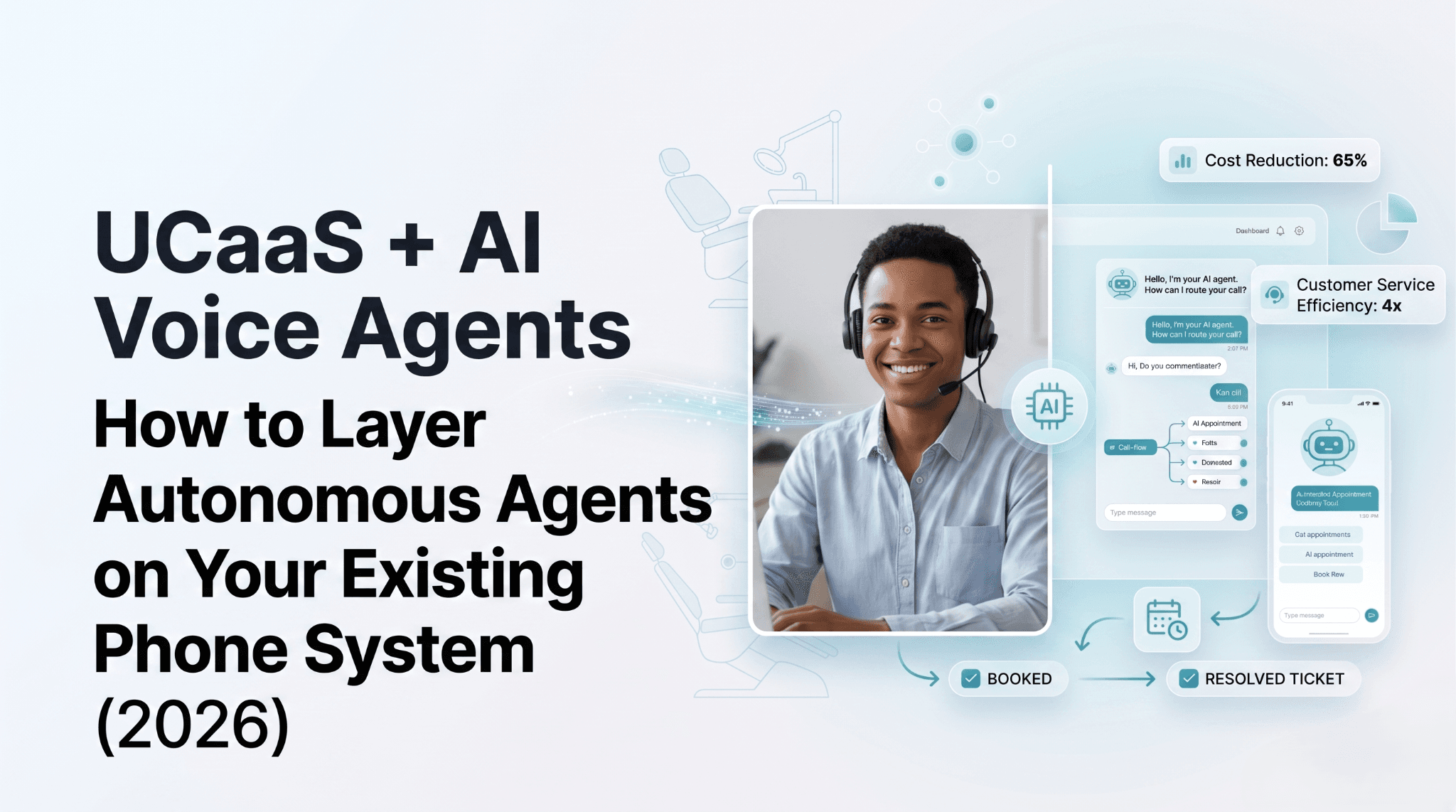 UCaaS + AI Voice Agents: How to Layer Autonomous Agents on Your Existing Phone System (2026)