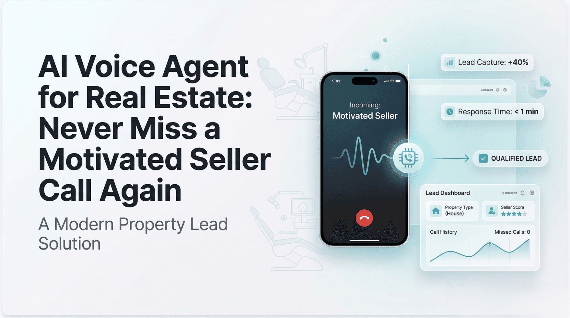 AI Voice Agent for Real Estate: Never Miss a Motivated Seller Call Again
