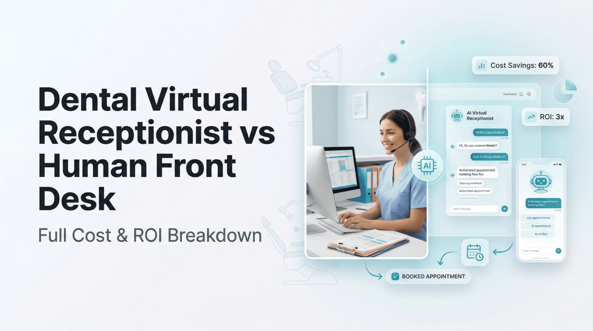 Dental Virtual Receptionist vs Human Front Desk: Full Cost and ROI Breakdown