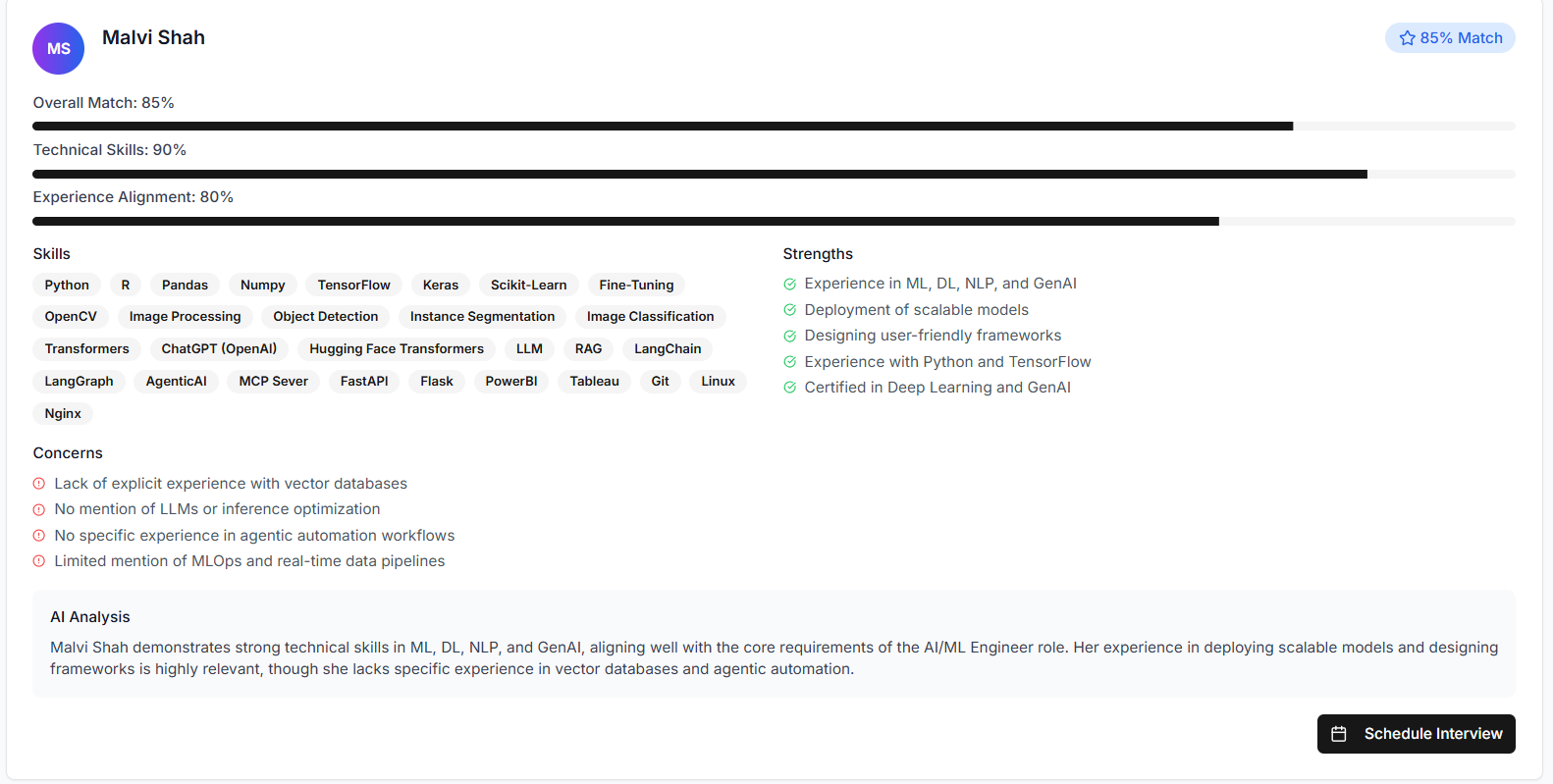 Candidate Insight Generation