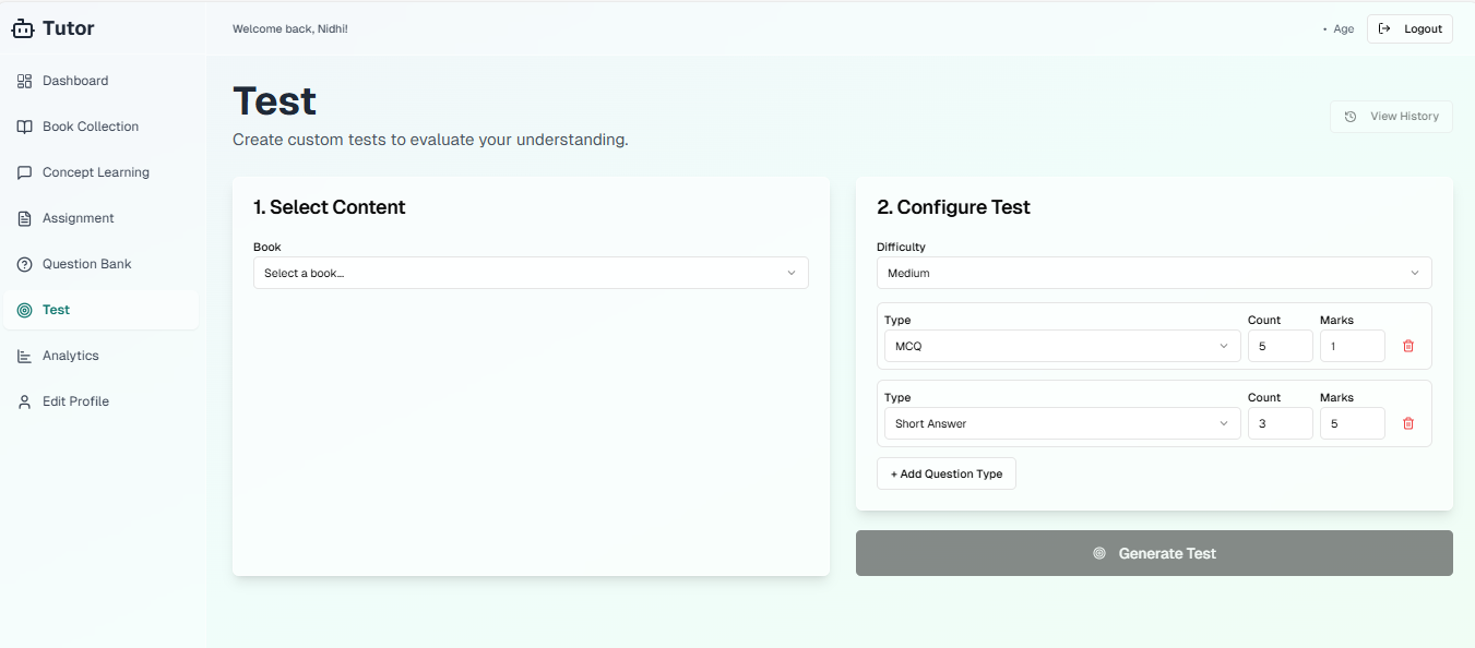 Custom Test