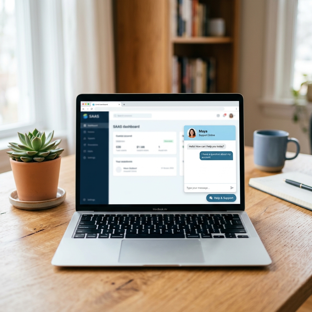 Website chat helper